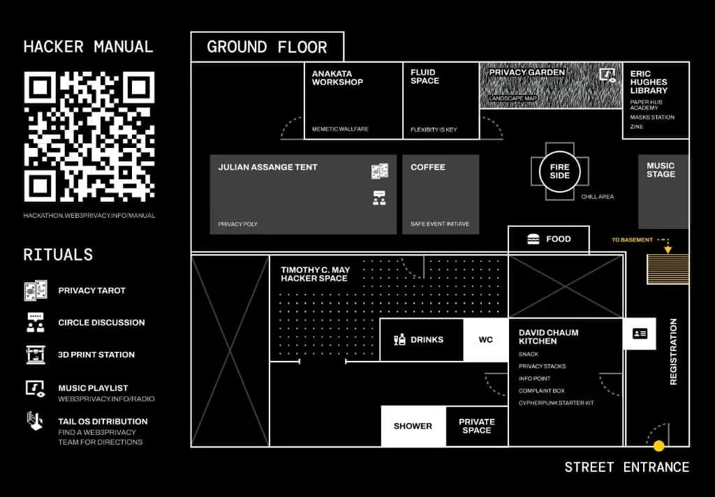 Event venue map